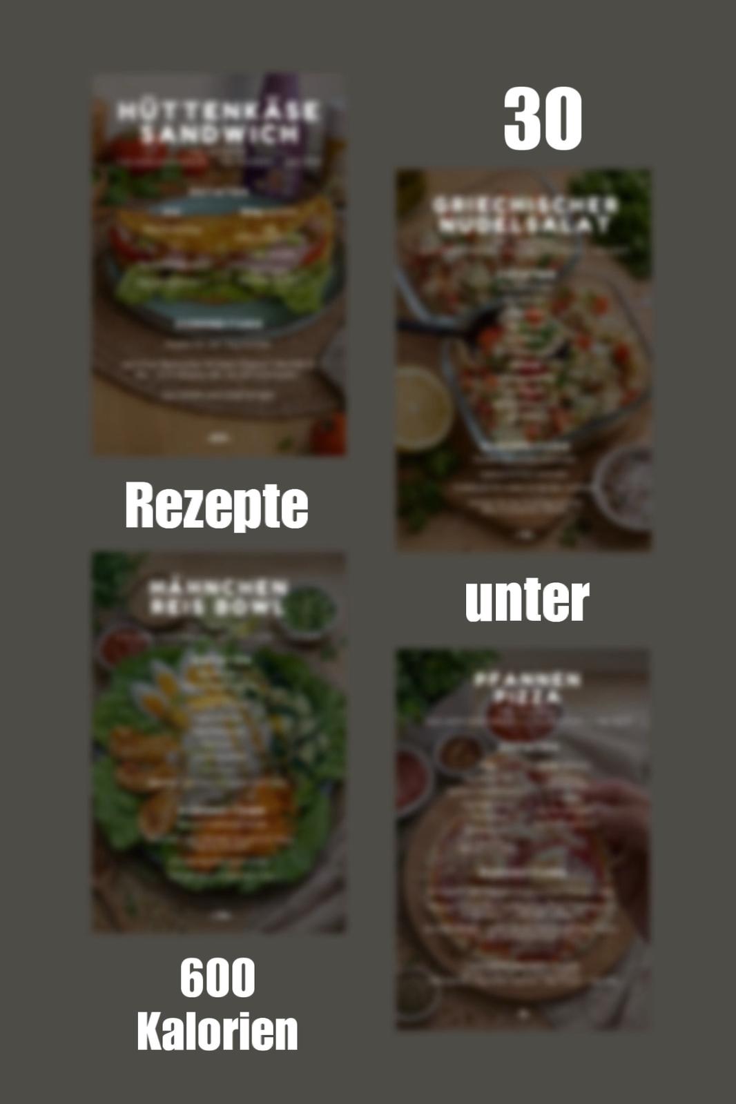 AUS MEINER KÜCHE – 30 herzhafte Rezepte unter 600 Kalorien